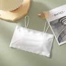 Fashion Women Sling Tube Top Sexy Bra Top Breathable Chest Pad Wearing Underwear Seamless Ice Silk Breast Wrap Lingerie Female