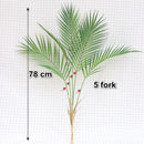 Multiple Green Large Artificial Palm Tree Plastic Plants Garden Home Outdoor Decorations Scutellaria Tropical Tree Fake Plants