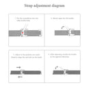 Strap For Xiaomi Mi Band 7 6 4 5 Wrist Metal Bracelet Screwless Stainless Steel for Mi Band 7 6 4 3 5 Strap Wristbands Pulseira