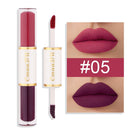 5 In 1 Matte Lipstick Kit Combo Strip Velvet Sexy Red Lip Tint Non-stick Cup Lip Gloss Lip Oil Makeup Lips Cosmetic Set