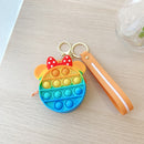 Hot Fidget Toys 2022 Push Bubbles Toy Rainbow Unicorns Premium Girls Push Bubble Bag Adult Antistress Squeeze Squishy Gifts