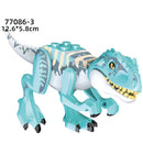 Jurassic Dinosaurs Building Blocks Indominus Rex DIY Tyrannosaurus Action Figure Models Children Toys Animals Gifts