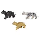 MOC City Animal Building Block Figures Goat Sheep Dog Lion Panda Cheetah Parrot DIY Farm Street View Accessories Bricks Toy Gift