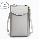 Women Bags Soft Leather Wallets Touch Screen Cell Phone Purse Crossbody Shoulder Strap Handbag for Female Cheap Women&