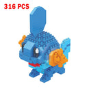 Pokemon Small Building Pokemon Blocks Small Cartoon Picachu Animal Model Education Game Graphics Pokemon Toys For Kids Birthday