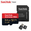 SANDISK Ultra 256GB Micro SD 128GB Memory Card 64GB 32GB Micro SD Card SD/TF Flash 512GB 1TB 400GB Microsd for Phone Extreme Pro