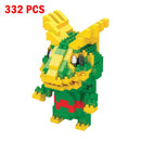 Pokemon Small Building Pokemon Blocks Small Cartoon Picachu Animal Model Education Game Graphics Pokemon Toys For Kids Birthday
