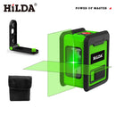 2 Lines Laser Level Self Levelling Green Beams Laser Horizontal & Vertical Cross-Line