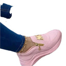 2021 Women Flats Platform Shoes Women Elegant Genuine PU Shoes Woman Spring Casual Zipper Flat Shoes Women Non Slip Shoes