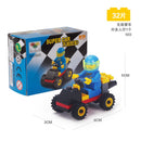 Mini Transportation tank plane Car Educational Assembled Models Building Blocks Compatible small Bricks toys for children