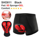 NEWBOLER Breathable Cycling Shorts Cycling Underwear 5D Gel Pad Shockproof Bicycle Underpant MTB Road Bike Underwear Man Shorts
