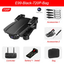 XKJ 2022 New E99 RC Mini Drone 4K 1080P 720P Dual Camera WIFI FPV Aerial Photography Helicopter Foldable Quadcopter Dron Toys
