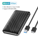 ORICO External HDD Case 2.5" HDD Case USB 3.0 to SATA 5Gbps Hard Drive Case for 7-9.5mm 2.5 inch SATA hd externo for PC