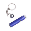 Multi-function Portable Mini LED Flashlight Keychain Aluminum UV Light Currency Detector Lamp Key Chains Torch with Battery