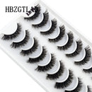 NEW 10 Pairs Natural False Eyelashes Fake Lashes Long Makeup 3d Mink Lashes Extension Eyelash Mink Eyelashes for Beauty 54