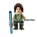 Disney Luke Skywalker Ahsoka Tano Building Block Yoda Obi-Wan Kenobi Sith Kylo Ren Count Dooku Starkiller Brick Figure Toy