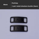 2pcs/pair Shoelace Buckle Metal Shoelaces AF1 Shoelaces Buckle Accessories Metal Lace Lock DIY Sneaker Kits Metal Lace Buckle