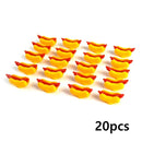 Food Building Blocks City Friend Accessories Bread Chips Roast Chicken Pizza Hot Dog Fish Fruit Carrot Basket Classic DIY Bricks