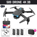 2022 New Mini Drone S89 pro 4k Profesional HD Dual Camera WiFi Fpv Drones Height Preservation Rc Helicopters Quadcopter Toys