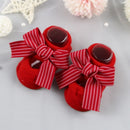 2022 Newborn Indoor Cotton Socks Bow Infant Anti Slip Socks Baby Girl Socks Rubber Soles Baby Boy Floor Socks Spring Autumn