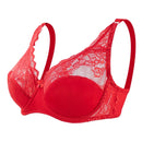 Women Bras Fashion Sexy Lace Bra Push Up Plus Size Bralette Thin Cup Underwire Bras Underwire Lingerie Underwear Top C D Cup