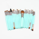 20Pcs Makeup Brushes Set for Eye Shadow Foundation Powder Eyeliner Eyelash Cosmetict for Face Make Up Brush Tools