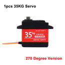 Waterproof 20KG 25KG 30kg 35kg 40KG 60KG Servos 180 270 360 Degree Large Torque Digital Servo Metal Gears 25T Arm For RC Car