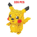 Pokemon Small Building Pokemon Blocks Small Cartoon Picachu Animal Model Education Game Graphics Pokemon Toys For Kids Birthday