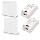 Diese 433Mhz wireless Wall Switch rf 86 wall panel transmitter Safety Switch and AC 110V 220V relay interruptor for Light Lamp