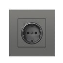 Depo Wall Type Dual USB Power Socket 2.1A, Electrical socket wall plug with usb, 16A 220V outlet, German EU Standard Socket