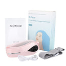 EMS Facial Lifting Device Double Chin V Shape Lift Belt Red Blue Light LED Face Slimming Vibration Face Massager Anti Cellulite