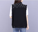 DEAT Fast Delivery New Autumn Fashion Women’s Denim Jacket Full Sleeve Loose Button Pearls Short Lapel Wild Casual 2022 AP446