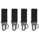 2pcs Tactical Hanging Buckle Molle Nylon Webbing Belt Triangle Buckle Outdoor Climbing Camping Tool Accessory Carabiner Keychain