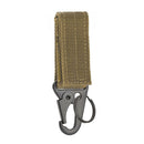 2pcs Tactical Hanging Buckle Molle Nylon Webbing Belt Triangle Buckle Outdoor Climbing Camping Tool Accessory Carabiner Keychain