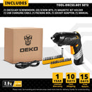 DEKO DKCS3.6O1/DCS3.6DU2 Electric Cordless Screwdriver Keyless Chuck Charging Battery