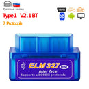OBD2 Mini Scanner ELM327 Bluetooth V2.1 for Android Torque ELM327 V1.5 PIC18F25K80 Code Reader Car Scanner Auto Diagnostic Tool