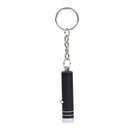 Multi-function Portable Mini LED Flashlight Keychain Aluminum UV Light Currency Detector Lamp Key Chains Torch with Battery