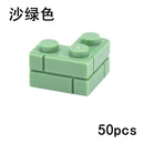 Thick Wall Figures Bricks Compatible 98283 15533 DIY 1x2 1x3 1x4 1+2 Dots Building Blocks Educational House Contruction Toys