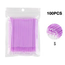 100/50Pcs Disposable Eyelash Brushes Eyelashes Extension Tools Eyebrow Brush Mascara Wands Applicator Spoolers Eye Lash Cosmetic