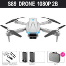 2022 New Mini Drone S89 pro 4k Profesional HD Dual Camera WiFi Fpv Drones Height Preservation Rc Helicopters Quadcopter Toys