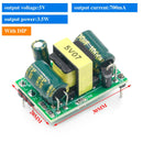AC-DC 3.3V/5V/12V Precision Buck Converter AC 220v to 5v DC step down Transformer power supply module 1A 12W
