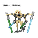 Disney Luke Skywalker Ahsoka Tano Building Block Yoda Obi-Wan Kenobi Sith Kylo Ren Count Dooku Starkiller Brick Figure Toy