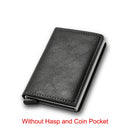 Carbon Fiber Rfid Card Holder Men Wallets Money Bag Male Vintage Black Male Purse 2022 Small Leather Mini Slim Wallets Walets