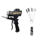 Adjustable Pneumatic Sandblasting Gun Set 90psi Portable Sand Blaster Gravity Sand Blasting Machine Handheld Blasting Gun Kit