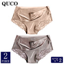 2pcs/lot QUCO Brand sexy Women Underwear High Quality Women Panties Seamless Underwear Solid Lingerie underwear women