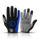 Summer Bicycle Full Finger Cycling Bike Gloves Absorbing Sweat for Men and Women Bicycle Riding Outdoor Sports Protector