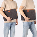DOMISO 10 11 13 14 15.6 Inch Laptop Sleeve Canvas Case Tablet Bag Protect Computer Pouch Skin Cover for Lenovo / HP /Acer/ Apple