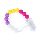 Baby Pacifier Chain Wooden Handmade Chain Silicone Wooden Plastic Clip Baby Nipple Clips Teether Necklace baby Chew accessories