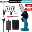 21V/48VF Electric Chainsaw 1/2 Battery Portable Pruning Chain Saw Small Wood Spliting One-handed Woodworking Garden Power Tool