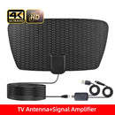 Kebidumei TV Antenna 4K 8K 25DB High Gain HD TV DTV Box Digital EU Plug 3000 Miles Booster Active Indoor Aerial Flat Design